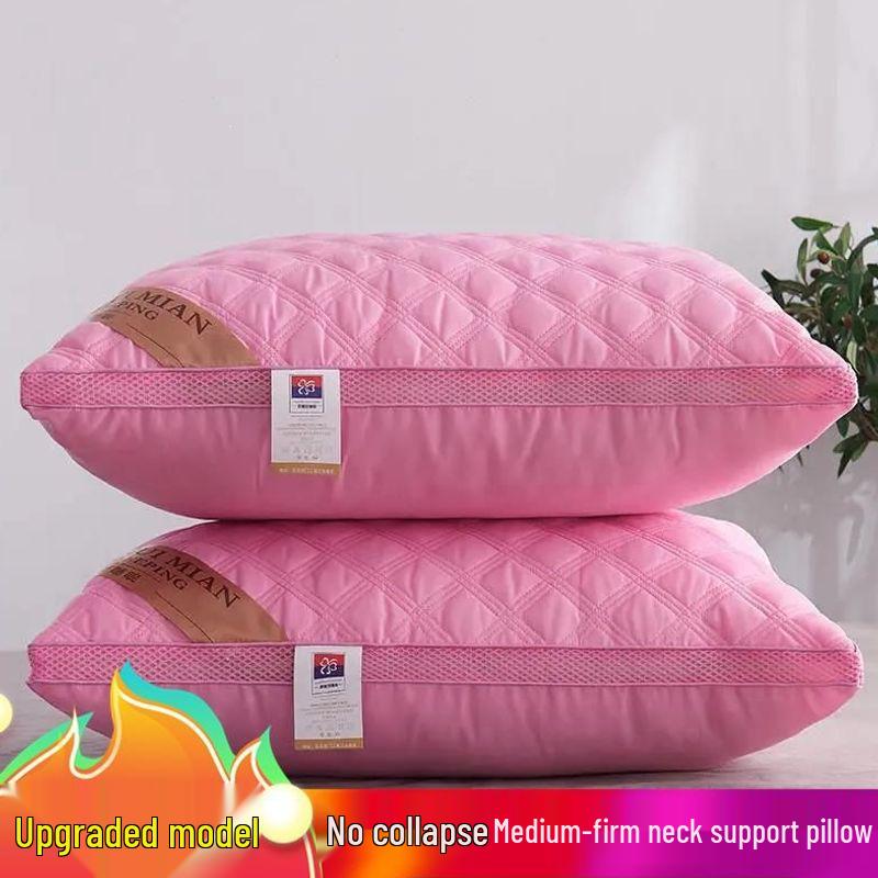 Orthopedic Cervical Support Pillow Set - 2 Pieces for Adults, Maintains Shape, Promotes Sleep & Protects Spine.