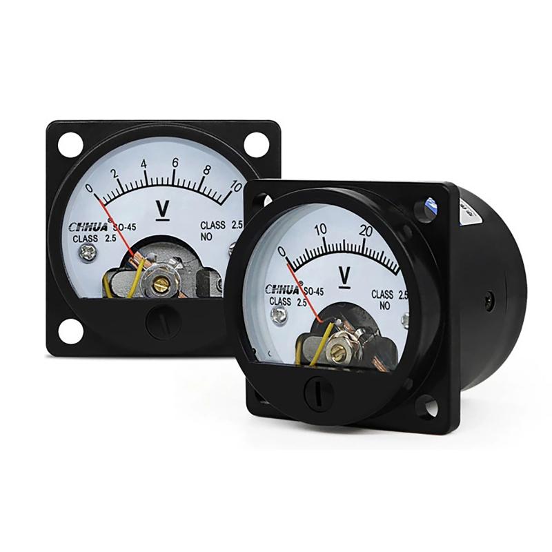 So-45 Analog Dc 1V-800V Voltmeter Sensitive Pointer Accurate Display Long Service Life For Electrical Testing Industrial Project