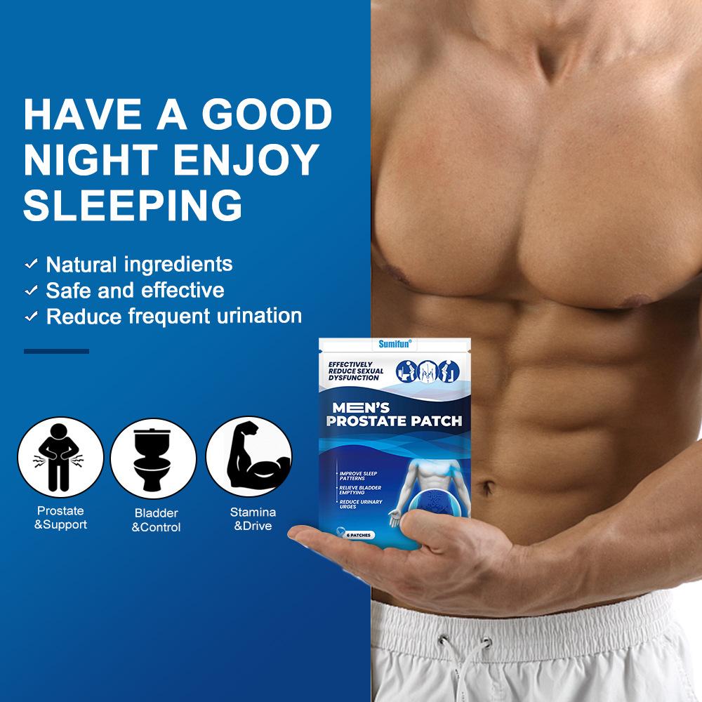 Sumifun 6/12Pcs Prostate Patch Man Kidney Care Relieve Frequent Urination Promotes Couple Life Boosts Male ImmunityMaintains Health and Vitality