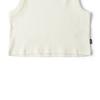 Vans Solid Color Round Neck Comfortable Sleeveless Vest Women tops Off-White VN000G3JFS8