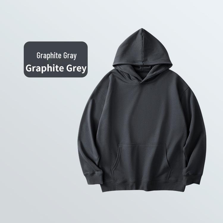 Men's Extra Thick 430g Terry Sweatshirt: Autumn/Winter Casual Loose Fit, Heavyweight, Round Neck, National Tide Style, Versatile Wear