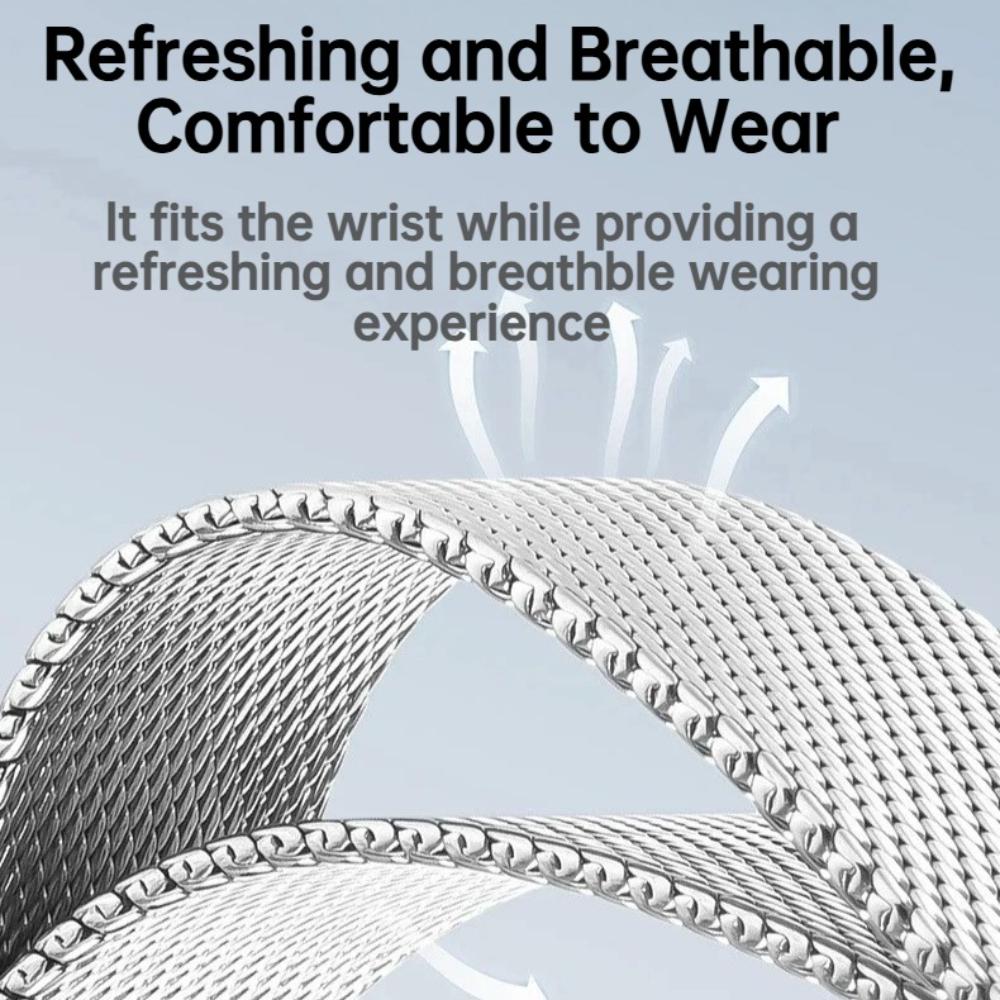 Magnetic Strap for Apple Watch Band Ultra 49mm 46mm 42mm Milanese Bracelet iWatch Series 10/11 9 8 7 6 5 4 SE/3 45/44/41/40mm