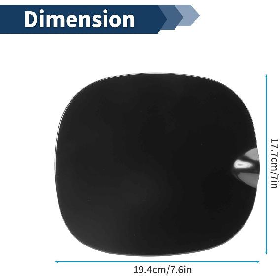 Fuel Tank Filler Door Gas Tank Door Cover for Toyota Sequoia 2011-2020 Fuel Filler Opening Lid Assembly 77350-0C030 Black