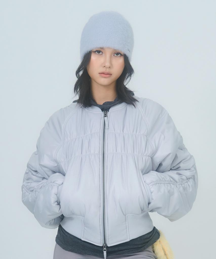 Leoninghai Metal Logo Fur Beanie [Sky Blue]