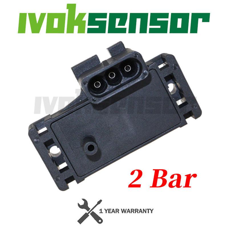 2 Bar Boost Pressure Intake Air Manifold Absolute MAP Sensor Druck Sender For CHEVROLET BLAZER C1500 C2500 SUBURBAN All