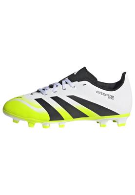 Adidas Soccer Cleats Junior Predator Club FXG Boys Girls Footwear Lemon Cm 17-24.5cm White/Core Black/Lucid (JH8868) 17.0