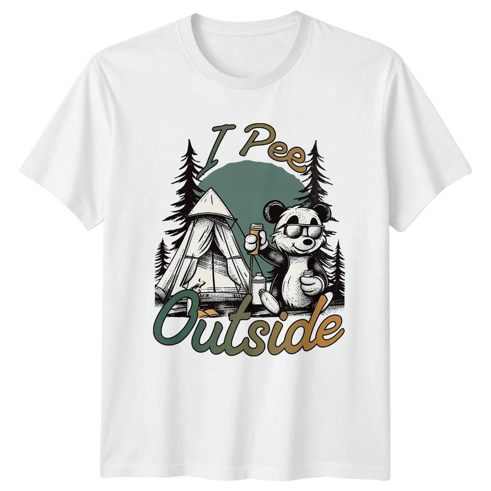 I Pee Outside TShirt Funny Camping Outdoors Christmas Gift For Him And Her