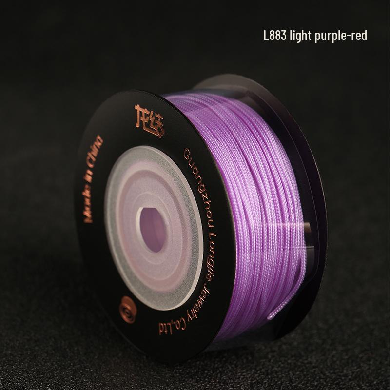 Dragon Knot High-A Jade Thread: Eco-friendly, Colorfast Jewelry Weaving Cord, 79 Colors, Handmade DIY Bracelet Material.