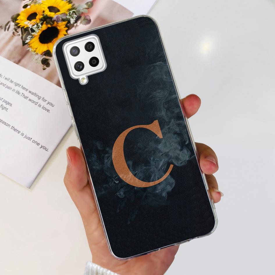Hülle Für Samsung A22 5G Hülle SM-A226B Weiches Klares Silikon Niedliche Buchstaben Handyhülle Für Samsung Galaxy A22 4G A22S 5G Hüllen Bumper
