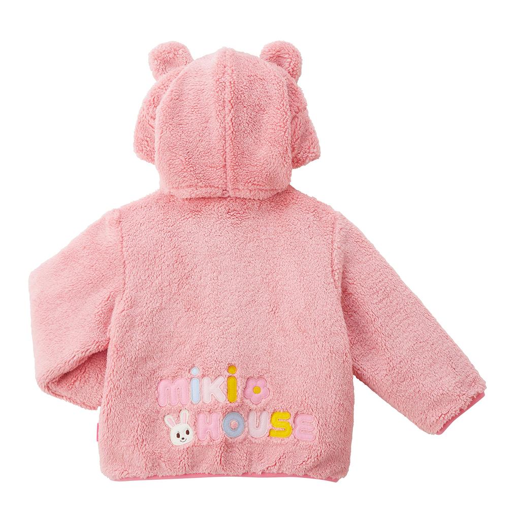 Pullover Oberbekleidung Boa Fleece Jungen Mädchen Baby Kinder Kleidung 80cm Rosa [MIKI HOUSE] Kinder 13-3702-381