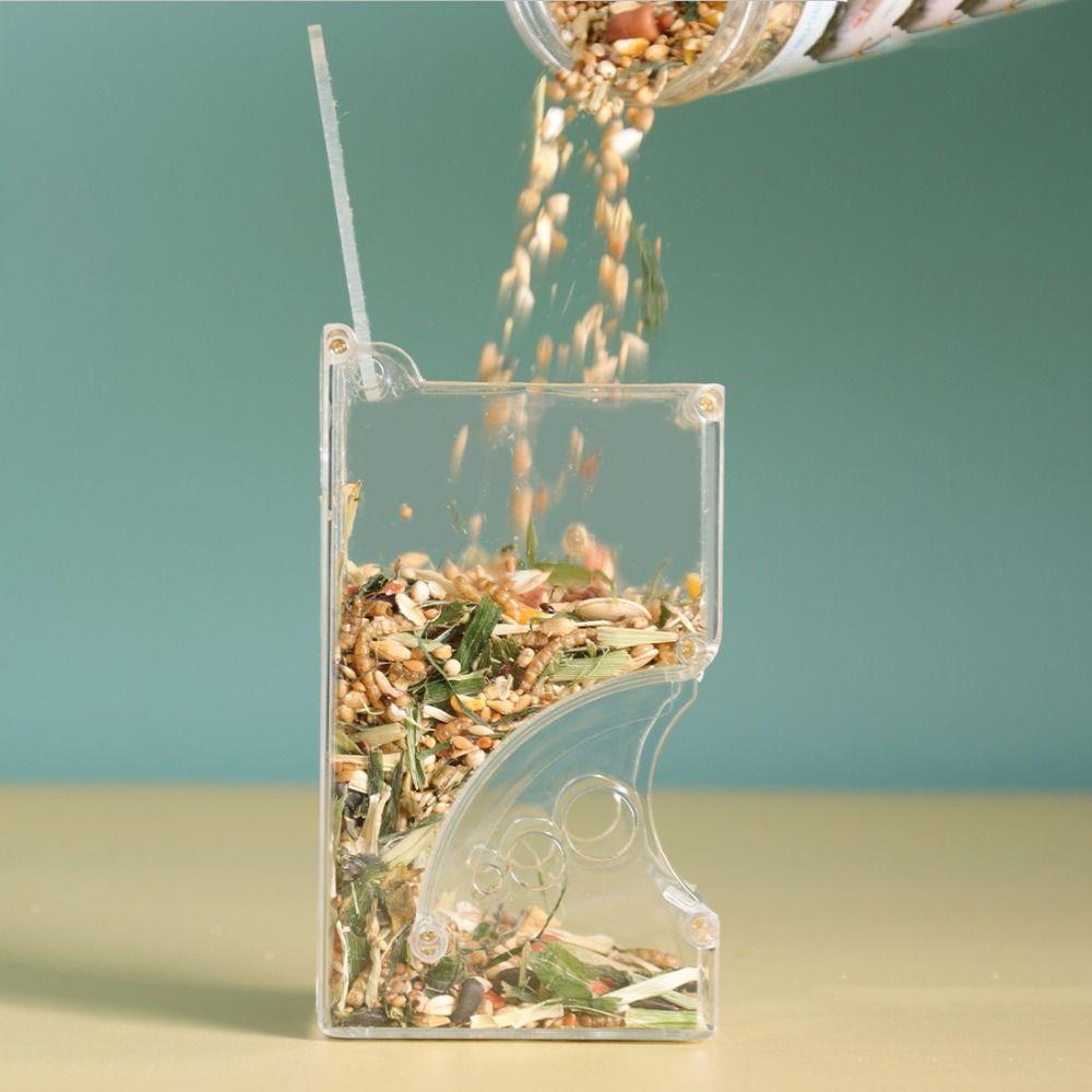 Plastový automatický krmítko pro křečka Závěsná miska na krmivo pro morče Dávkovač krmiva pro domácí mazlíčky Ježek