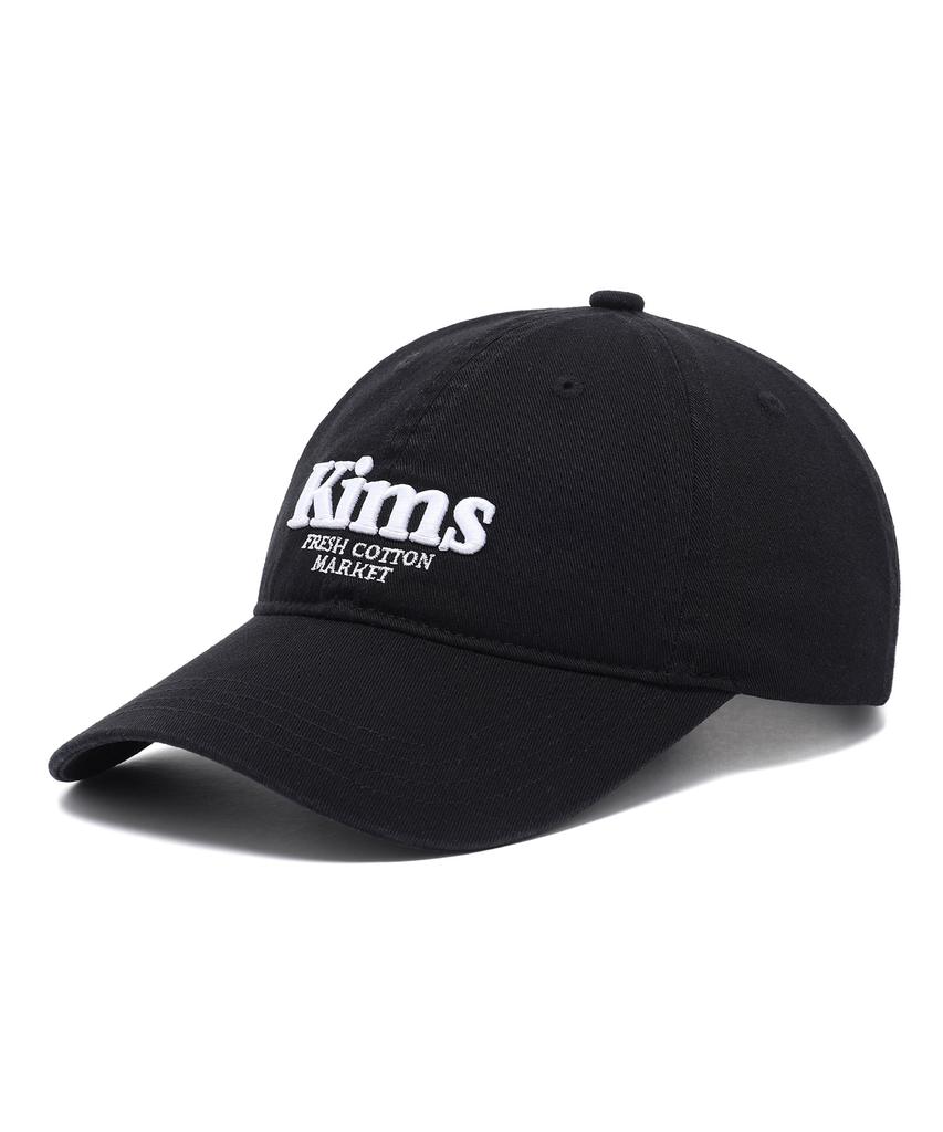 Kimseupeulesikoteunmakes Kims Bam Logo Ball Cap Black