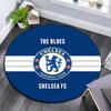 Chelsea Football Club2 Round Area Rug,Carpet Rug for Living Room Bedroom Sofa Playroom Decor,Non-slip Floor Mat