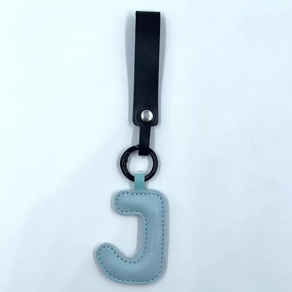 Porte-clés Lettre en Cuir Charme de Sac