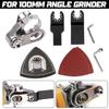 Umwandlungswerkzeug Holzbearbeitungsadapter für 100mm Winkel Universeller Winkelschleifer Kopf-Kit Neu für Akku-Oszillations-Multitool