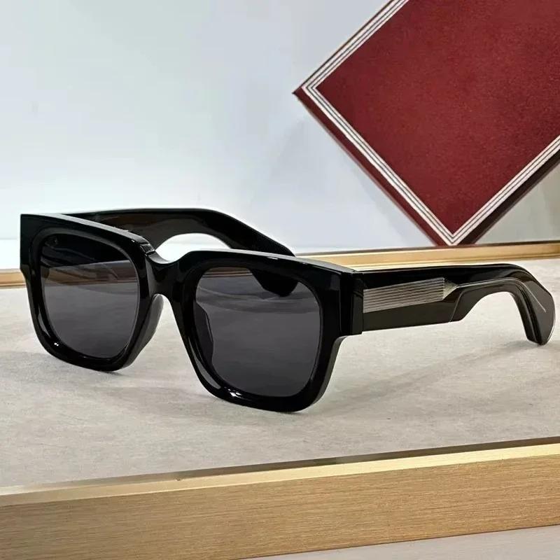 JMM INS Enzo Occhiali da sole quadrati in acetato per uomo e donna marca designer fatti a mano in Giappone Occhiali classici Vintage con astuccio