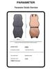 Universal 12V/24V Graphene Heated Car Seat Cushion with Cigarette Lighter Adapter