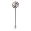 Metal Wind Rotator Yard Stake Moving Rotate Design Exterior Ornament for