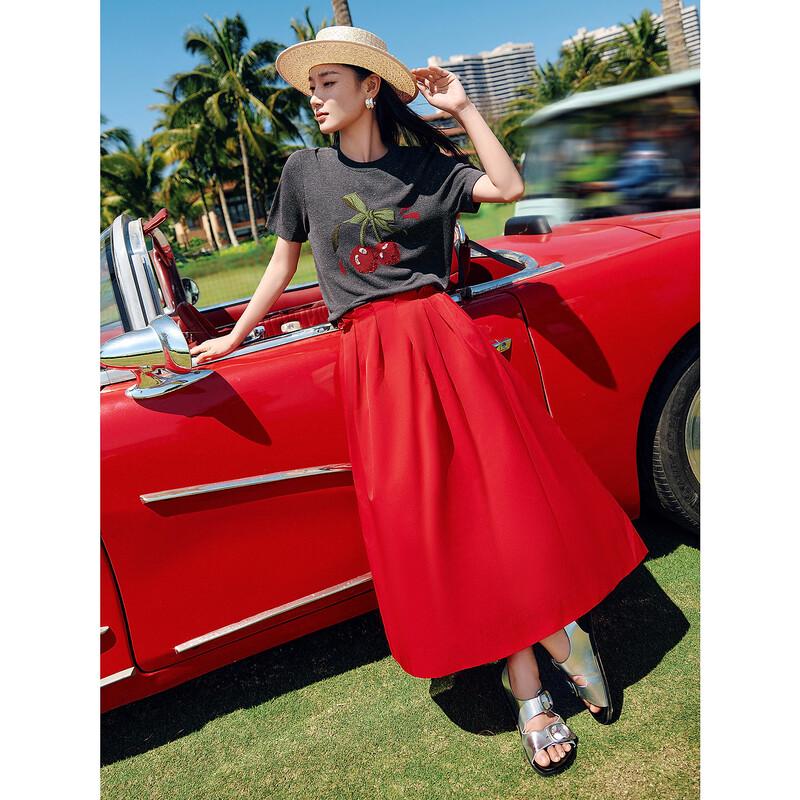 

JZ Annakor Women s Lyocell Linen Blend Short Sleeve Knit Top L