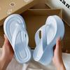 2025 Women's Thick-Soled Flip-Flops: Soft EVA Summer Sandals, Korean Style Trend