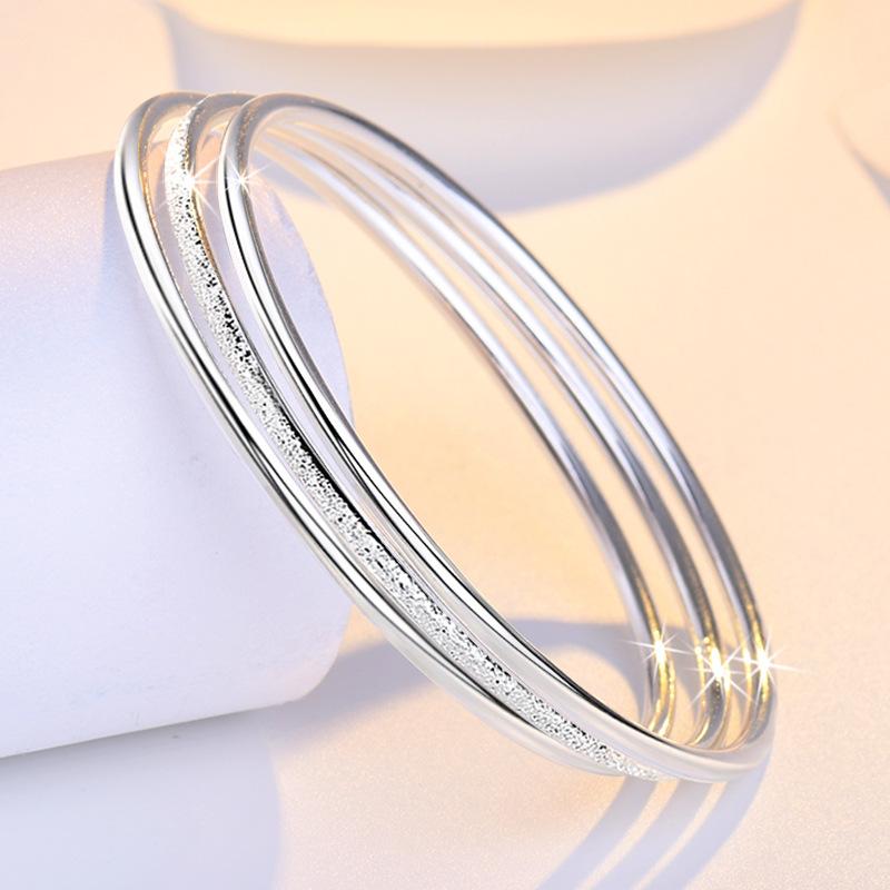 2023 New 925 Sterling Silver High Quality Simplicity Bead Romance Bracelet Chain For Woman Engagement Party Wedding Jewelry