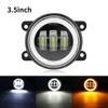 2pcs 3.5Inch LED Fog Lights Fog Driving Lamp Angel Eyes Lamp White Yellow Ring For Car Offroad Vehicle Headlight 10-30V