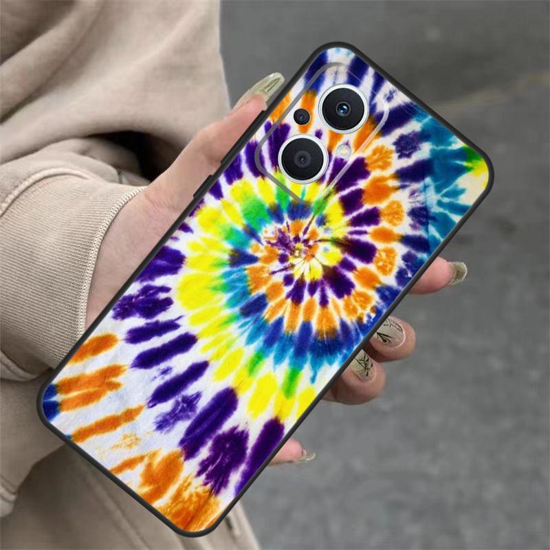 

Tie Dye Trippy Case For OPPO Reno 14 12 11 10 13 Pro 14F 13F 12F 11F 8 7 Lite OPPO Find X9 X8 X6 Pro Cover OPPO Find X6 Pro