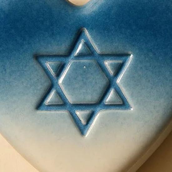 Hanukkah Pocket Hug with Positive Card Emotional Support Love Heart Pigeon Dreidel Star Menorah Pocket Token Decoration Inspirational Encouragement