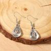 European and American new western denim geometric pendant, ear hook earrings, hip-hop punk creative jewelry