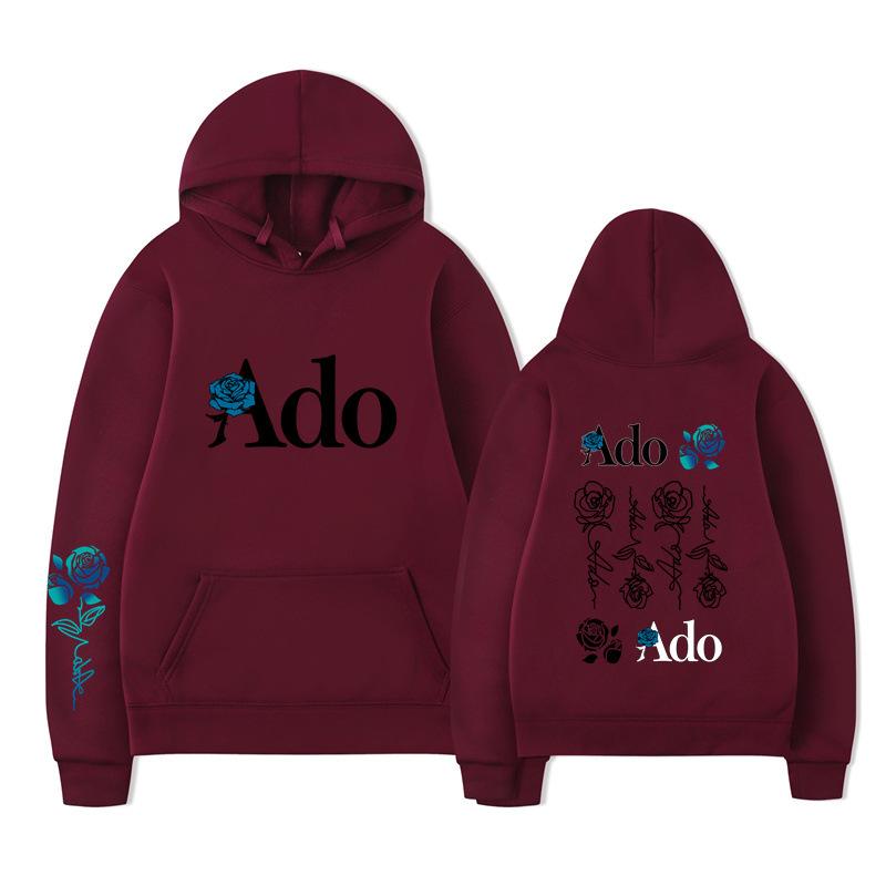 Printed Design Ado Hoodie Autumn Winter Fashion Design Men's Women's Sweatshirt Fleece Oversized Couple Casual Hoodie