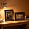 Art Display Frame Retro Photo Frame Oriental Aesthetics Wall Wooden Decor