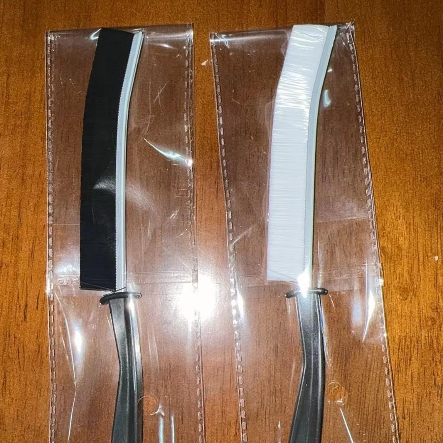 Multifunctional Crevice and Grout Brush for Windows, Tiles, and Bathroom Cleaning