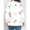 New women's long-sleeved shirts are versatile, digitally printed mature and elegant shirts