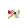 Minimalist Bow & Letter Metal Brooch - Women's Fashion Accessory for Suits and Clothing.