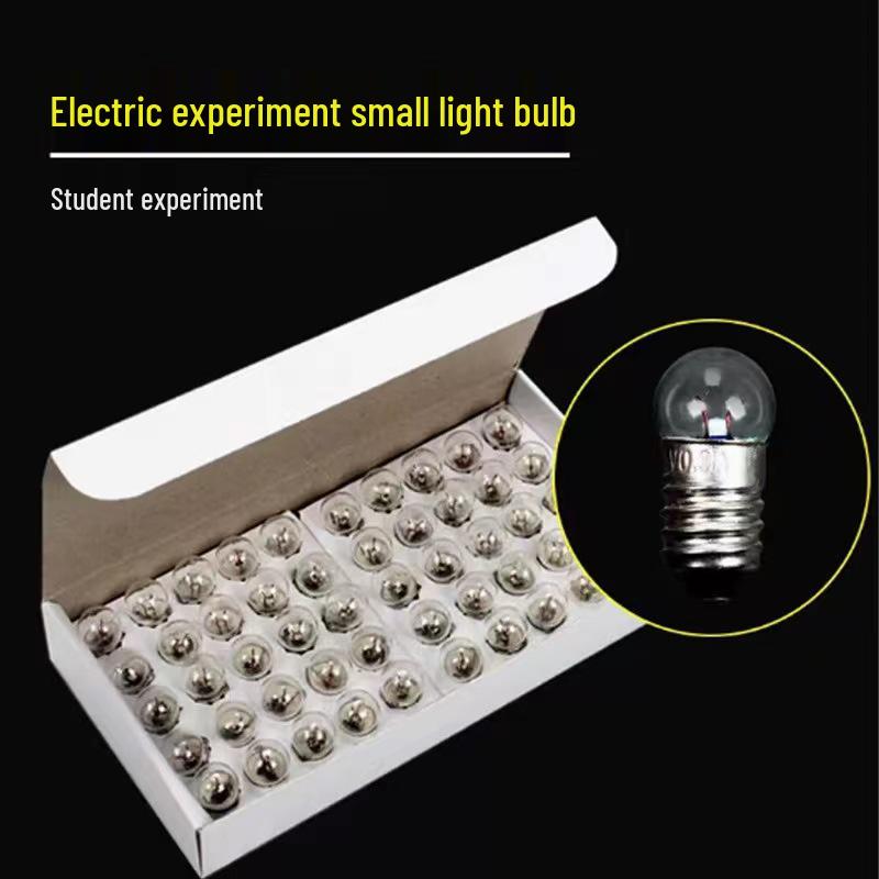 Compact Light Bulb Set - 1.5V, 2.5V, 3.8V Screw Base for Flashlights and Experiments