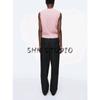 CS 25 Spring New Women's Clothing Standard Edition Short Mohair Blended Knitting Vest Jacket 1202718