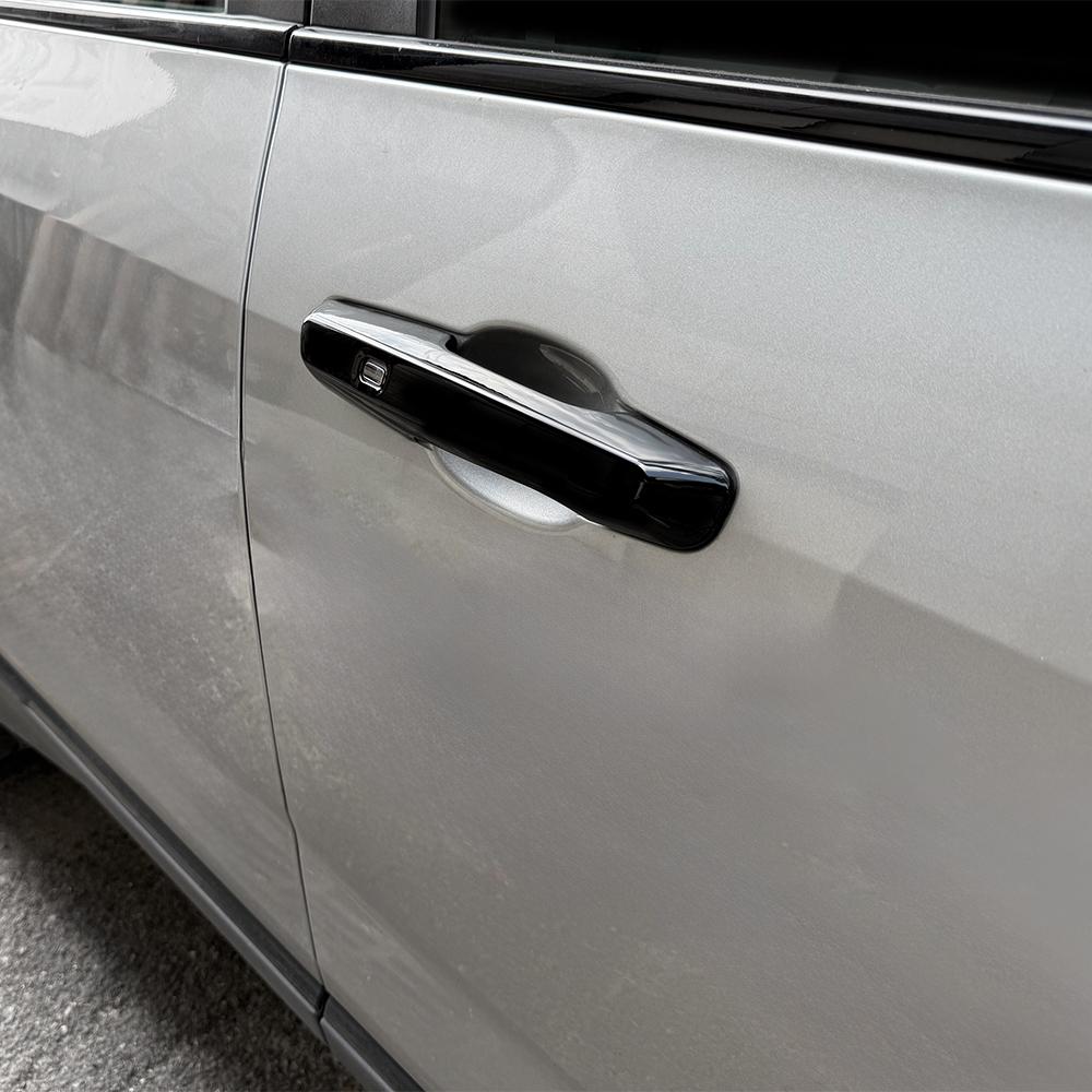 Carbon Fiber Car Exterior Door Handles Trim Cover Car Decorative Strips For Chevrolet Equinox 2025 2026 LHD