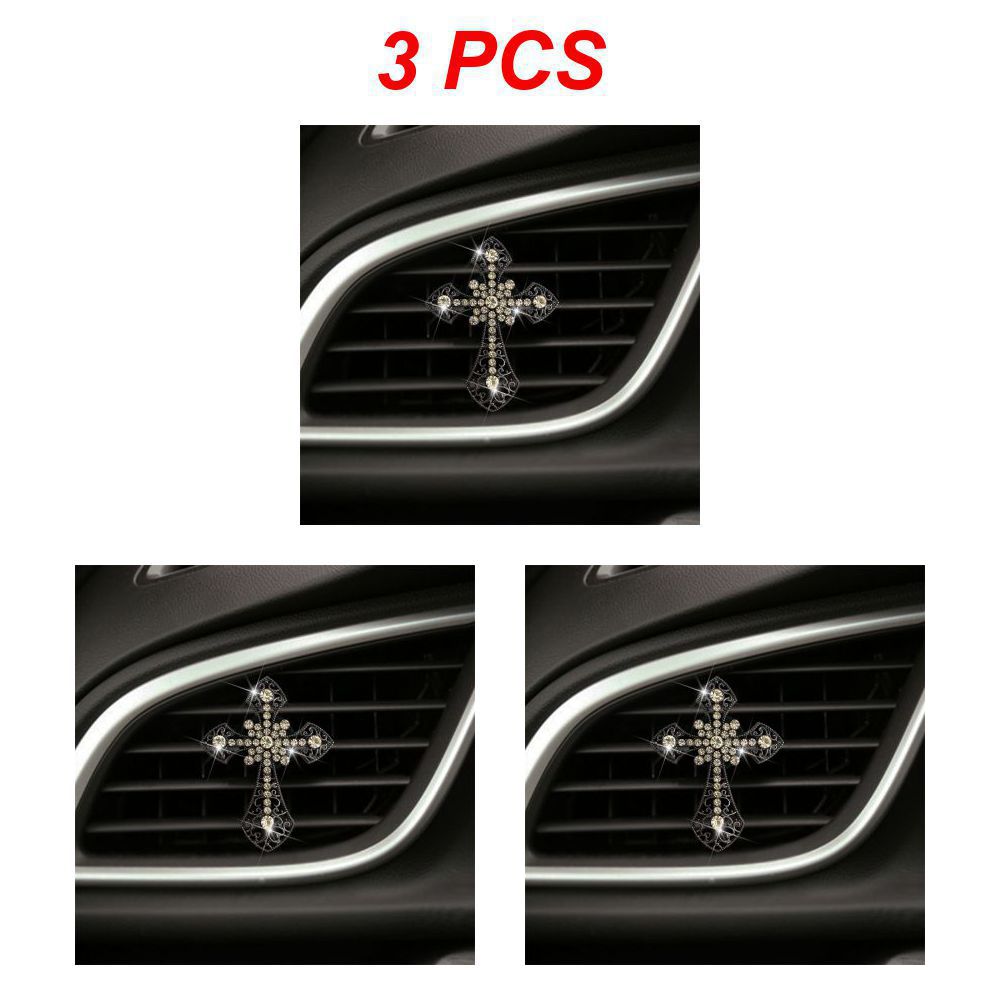 1/3/5PCS Water Cross Gentle Durable High Quality Material Selection Exquisite Workmanship Car Interior Accessories