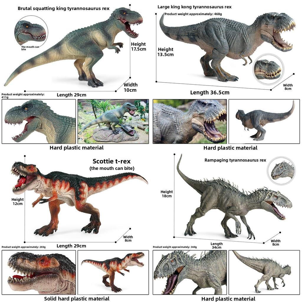 Dinosaur World Plastic Trex Model With Moving Mouth For Kids And Collectors