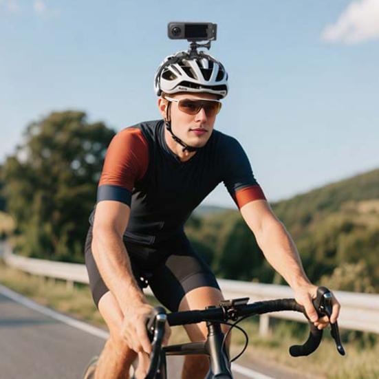 Horizontal Mount Bracket for Insta360 X3/X4/X5 Aluminum Alloy Action Camera 90 Degree L Bracket Transverse Support Holder with 1/4-inch Screw Hole