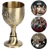 Wine Goblet Glasses Chalice European Goblet Vintage Metal Embossed Wine Cup Art Craft Decoration Home Ornaments