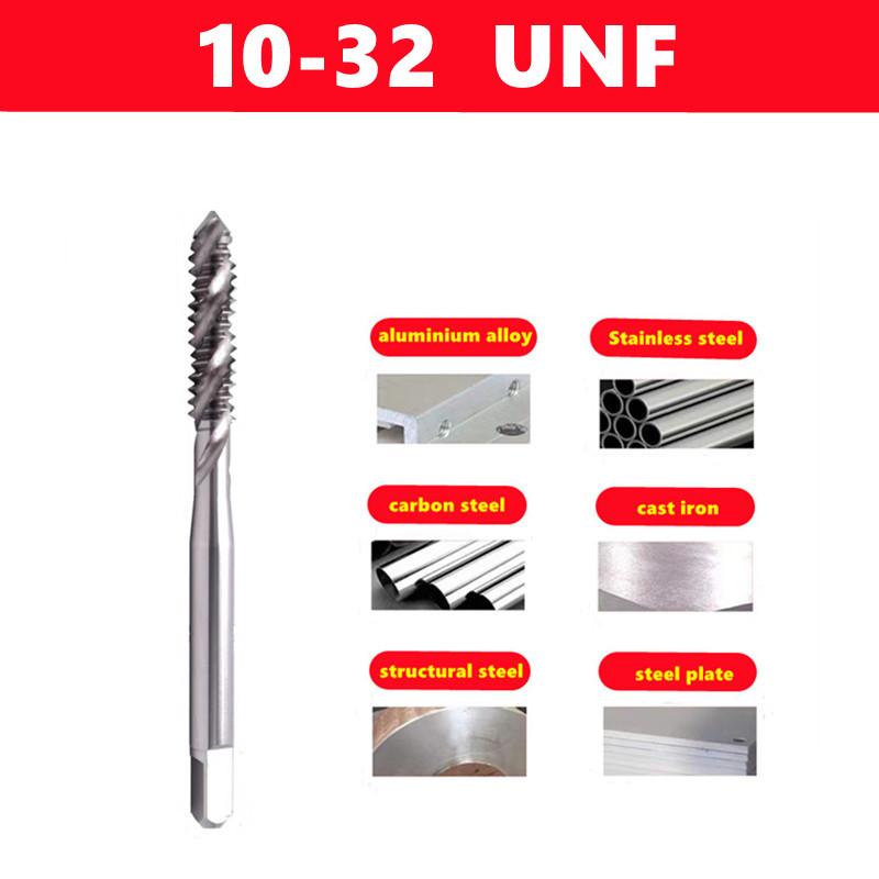 1pcs W6542 HSS American Spiral Groove Machine Tap UNC/UNF, Used for Stainless Steel Internal Thread Tapping and Drilling Tools