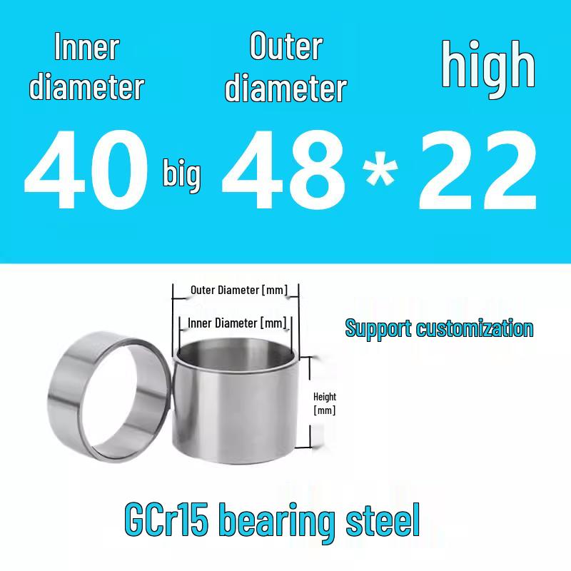 Steel Shaft Sleeve: Inner Diameter 30, Outer Spacer 48/50, Wear-Resistant for Removal and Guide Applications (Inner 35/37/38).