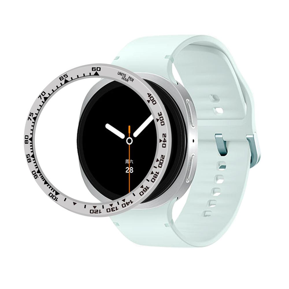 For Samsung Galaxy Watch 8 40/44mm Bezel Ring Watch Decoration Sport Metal Stainless Steel Protection for Samsung Watch 8