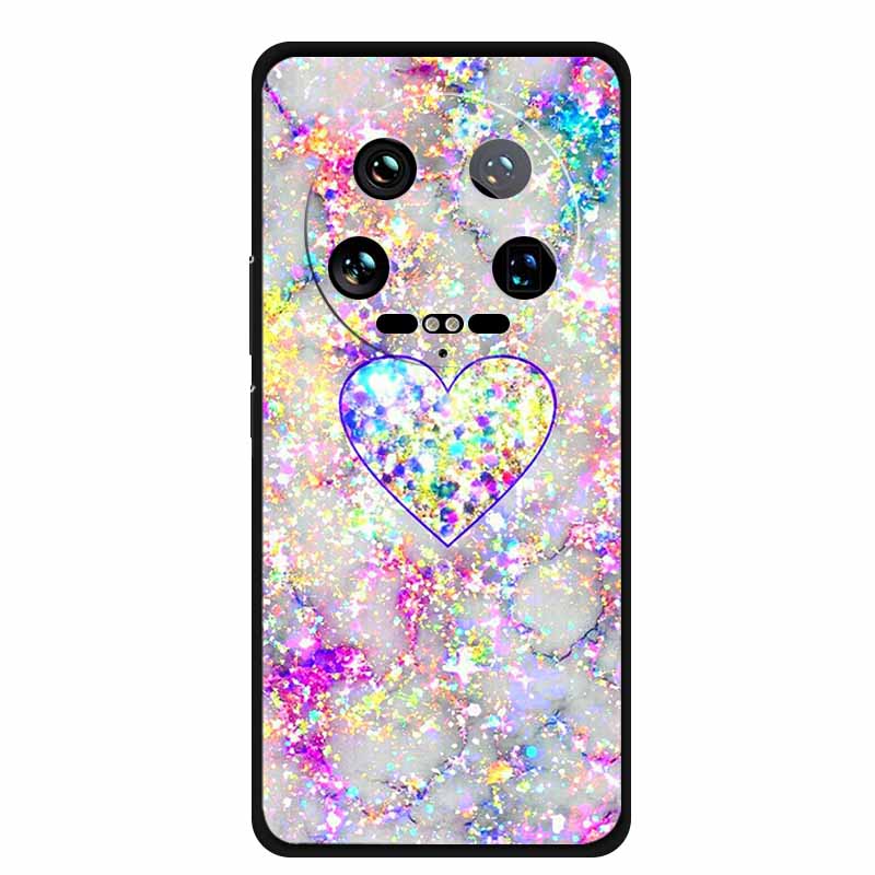For Xiaomi 14 Ultra 5G Case 6.73''Animals Painted Silicone Soft TPU Coques for Xiaomi 14Ultra Shockproof Cover Shells Cool Wolf