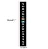 Aquarium Thermometer Sticker Fish Tank Strip Stick-on Discolor Temperature Adhesive Sticky Dual Scale 30 Aquarium Accessories