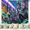 Valorant Game Wall Tapestry Aesthetic Wall Hanging Printed Fabric Blanket Decorative Tapestries for Bedroom Living Room Home Decor