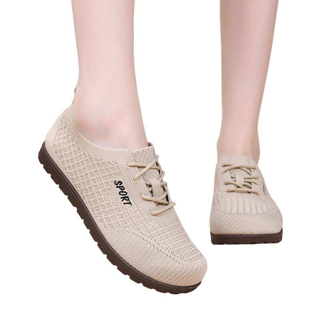 Women's Mesh Lightweight Casual Flats with Soft - Shoes for Everyday Walking