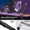For Blue Yeti Microphone Arm - Heavy-Duty Microphone Stand with Wind-Reducing Mic Foam Cover, Adjustable Weighted Metal Boom Arm, and 3/8" to 5/8" Ada
