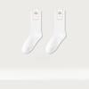 Women's Pure Cotton Mid-Tube Socks - High Breathability and Sweat-Absorbent for Autumn and Winter